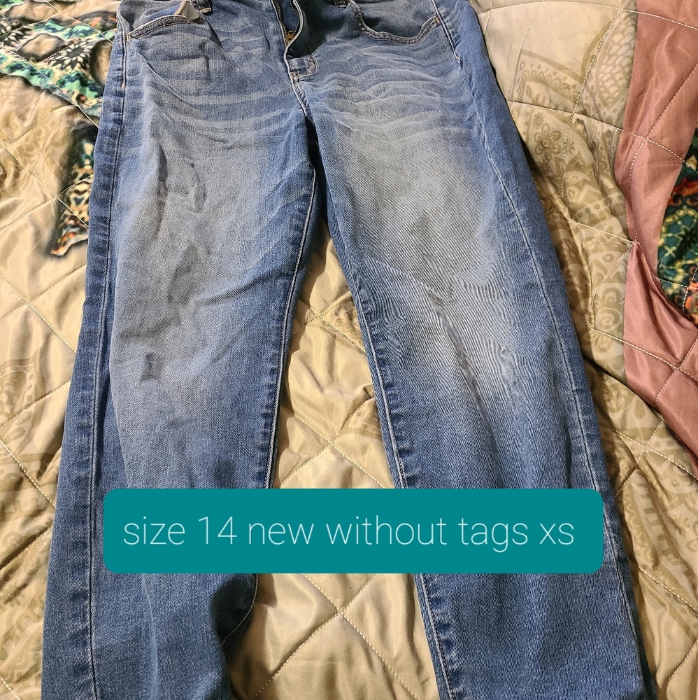 American eagle jeans size 14 xs